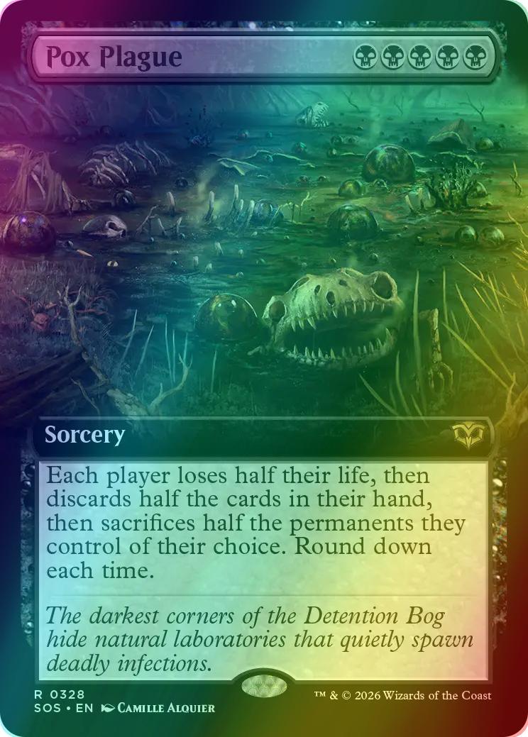 Pox Plague [328] [Extended Art] [Secrets of Strixhaven] [Foil]