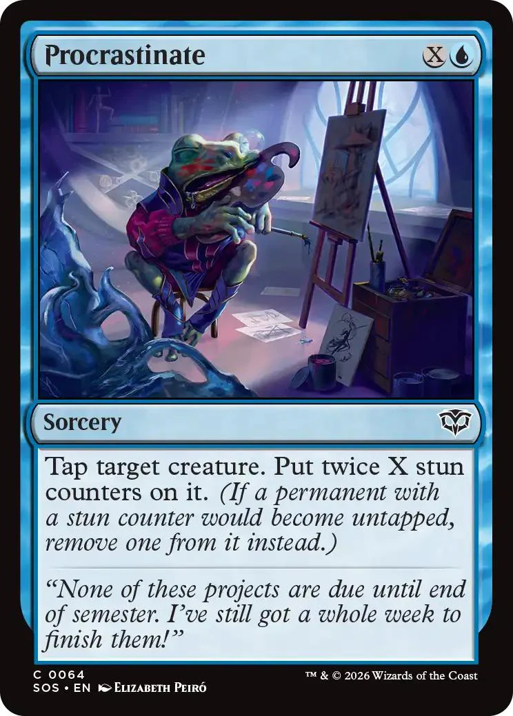 Procrastinate [64] [Secrets of Strixhaven] [Non-Foil]