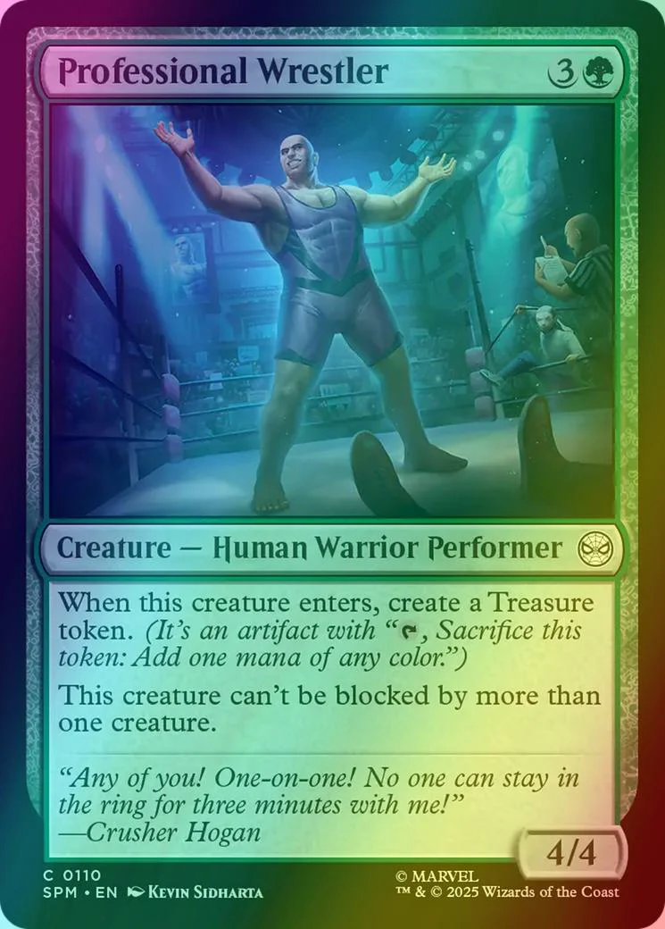 Professional Wrestler [110] [Marvel's Spider-Man] [Foil]