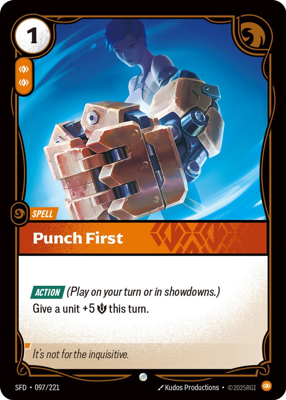 Punch First - 097/221 [Spiritforged] [Non-Foil]