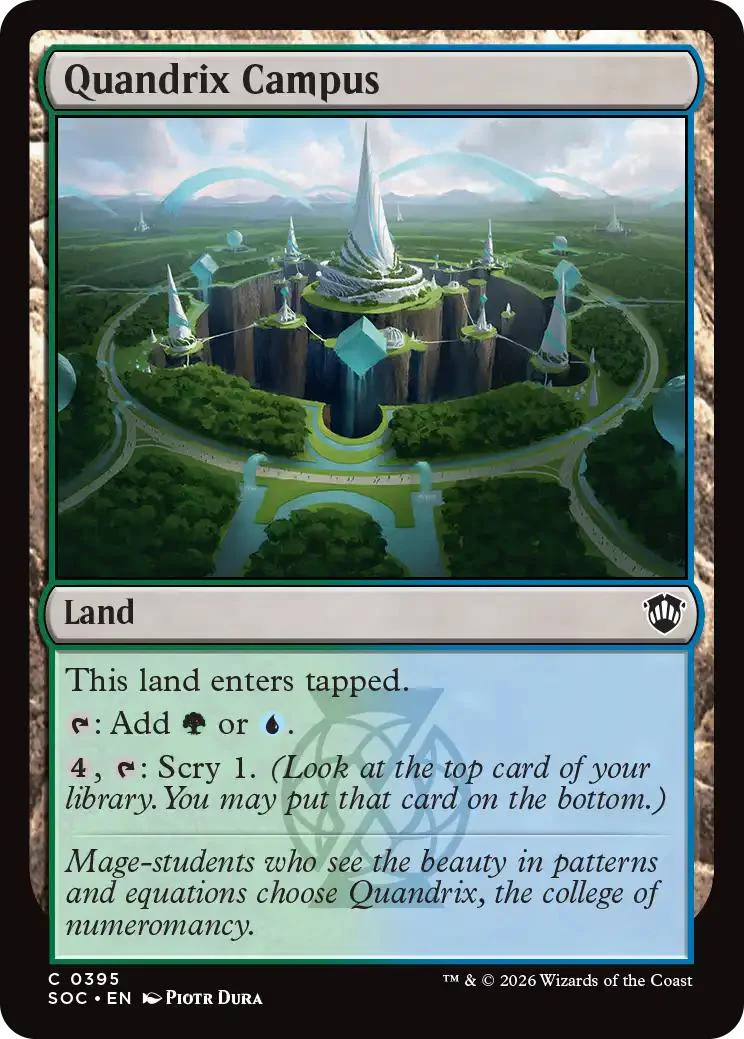 Quandrix Campus [395] [Secrets of Strixhaven: Commander] [Non-Foil]
