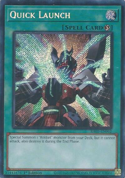Quick Launch - RA05-EN062 - Secret Rare - 1st Edition