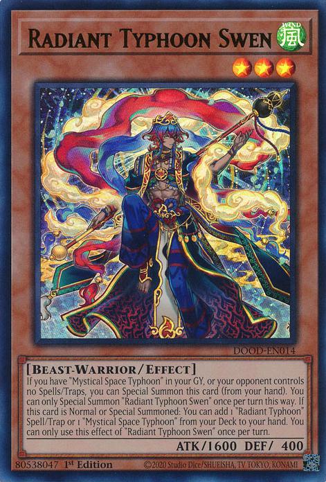 Radiant Typhoon Swen - DOOD-EN014 - Ultra Rare - 1st Edition