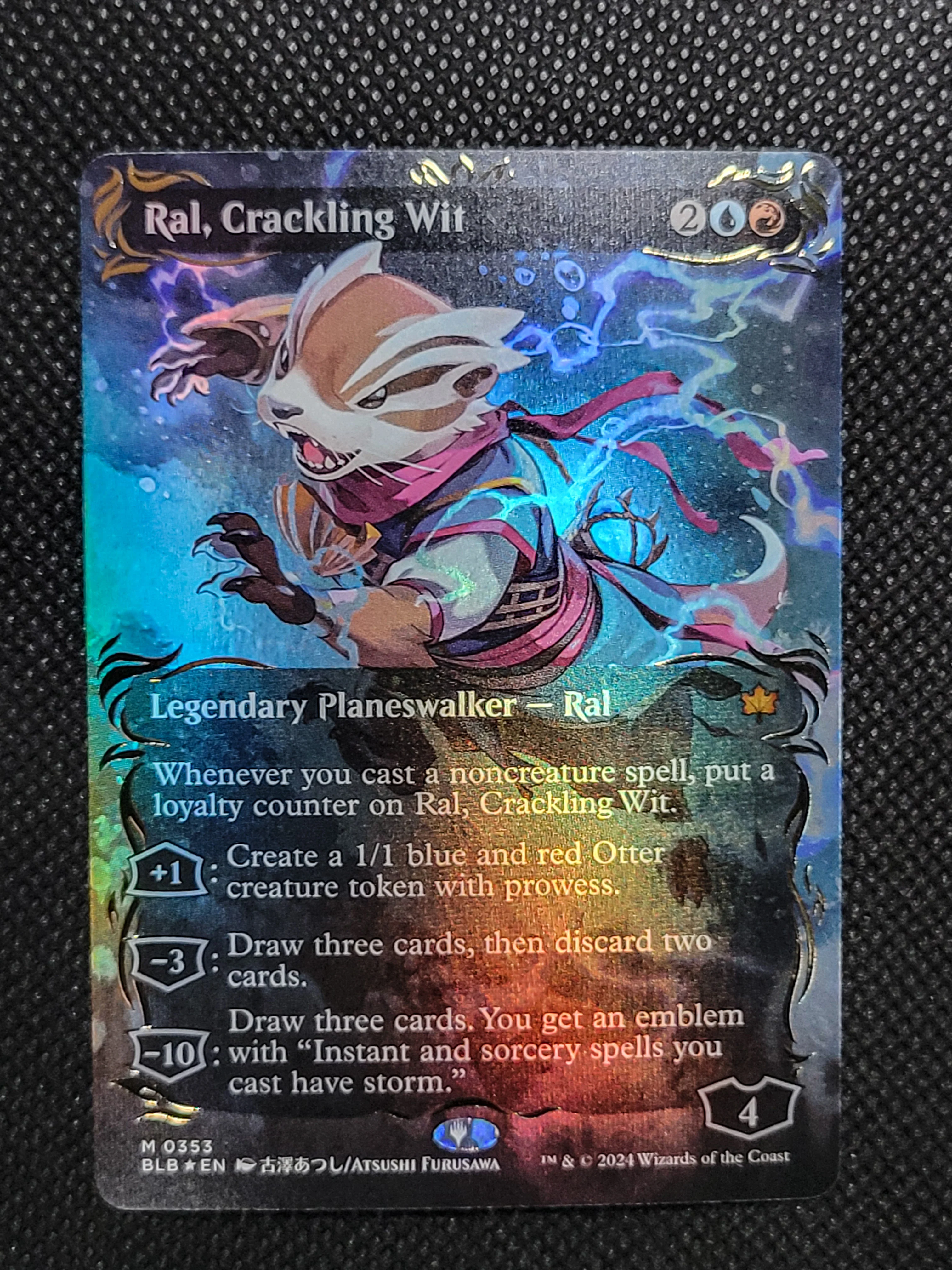Ral, Crackling Wit — Borderless|Anime|Raised Foil — ID 17064 - Image 3