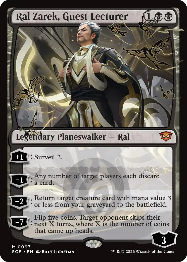 Ral Zarek, Guest Lecturer [97] [Secrets of Strixhaven] [Non-Foil]
