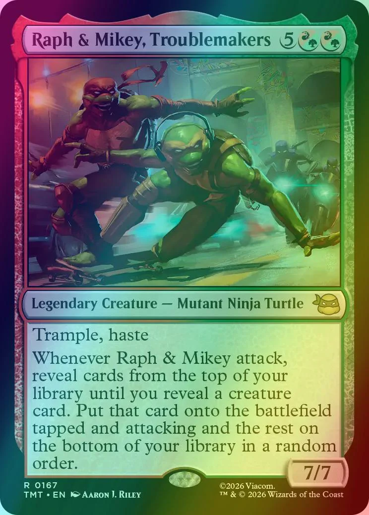 Raph & Mikey, Troublemakers [167] [Teenage Mutant Ninja Turtles] [Foil]