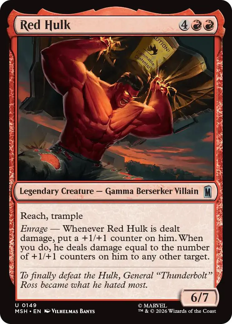 Red Hulk [149] [Marvel Super Heroes] [Non-Foil]