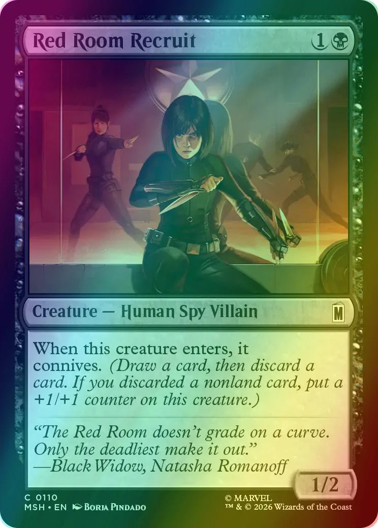 Red Room Recruit [110] [Marvel Super Heroes] [Foil]