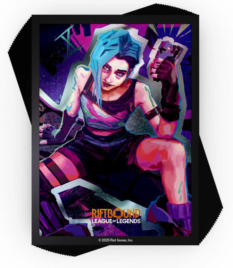 Riftbound: League of Legends TCG Art Sleeves - Standard Size - 100ct - Origins - Jinx