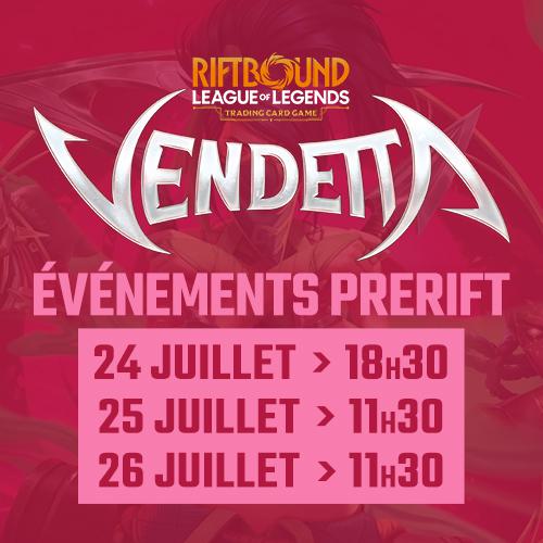 Riftbound - Vendetta Pre-Rift - Friday July 24th - 6:30 PM - Montreal [2026]