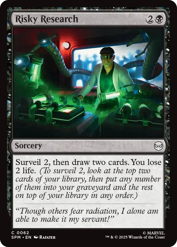 Risky Research [62] [Marvel's Spider-Man] [Non-Foil]