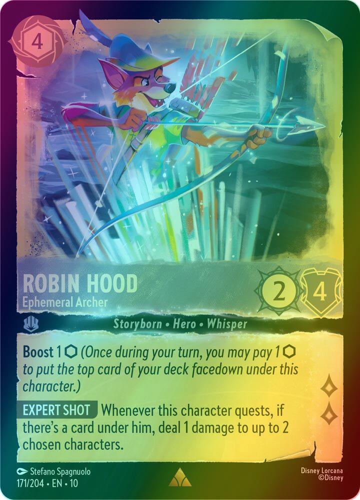Robin Hood - Ephemeral Archer - 171/204 [Whispers in the Well] [Holofoil]