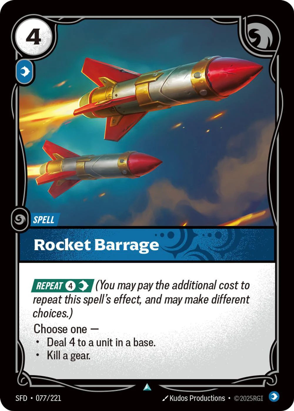 Rocket Barrage - 077/221 [Spiritforged] [Non-Foil]