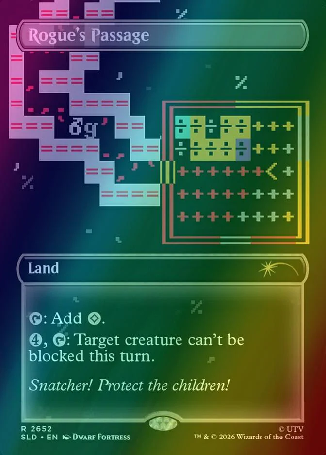 Rogue's Passage [2652] [Borderless] [Dwarf Fortress] [Secret Lair Drop] [Foil]
