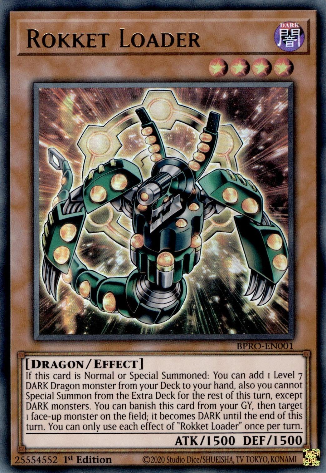 Rokket Loader - BPRO-EN001 - Ultra Rare - 1st Edition