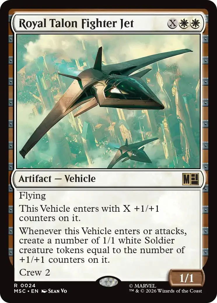 Royal Talon Fighter Jet [24] [Marvel Super Heroes: Commander] [Non-Foil]