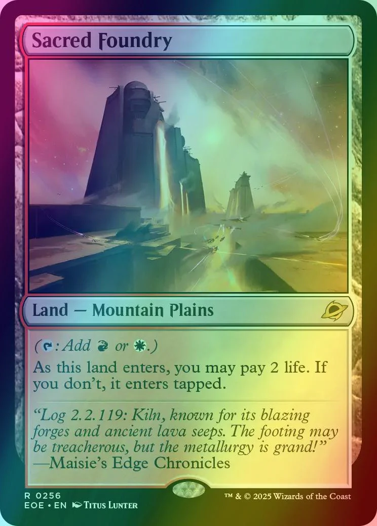 Sacred Foundry [256] [Edge of Eternities] [Foil]