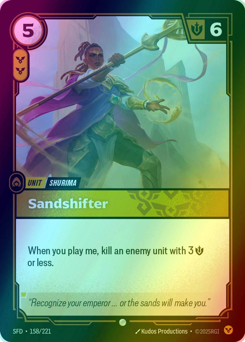 Sandshifter - 158/221 [Spiritforged] [Foil]