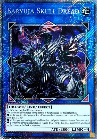 Saryuja Skull Dread - RA05-EN053 - Platinum Secret Rare - 1st Edition