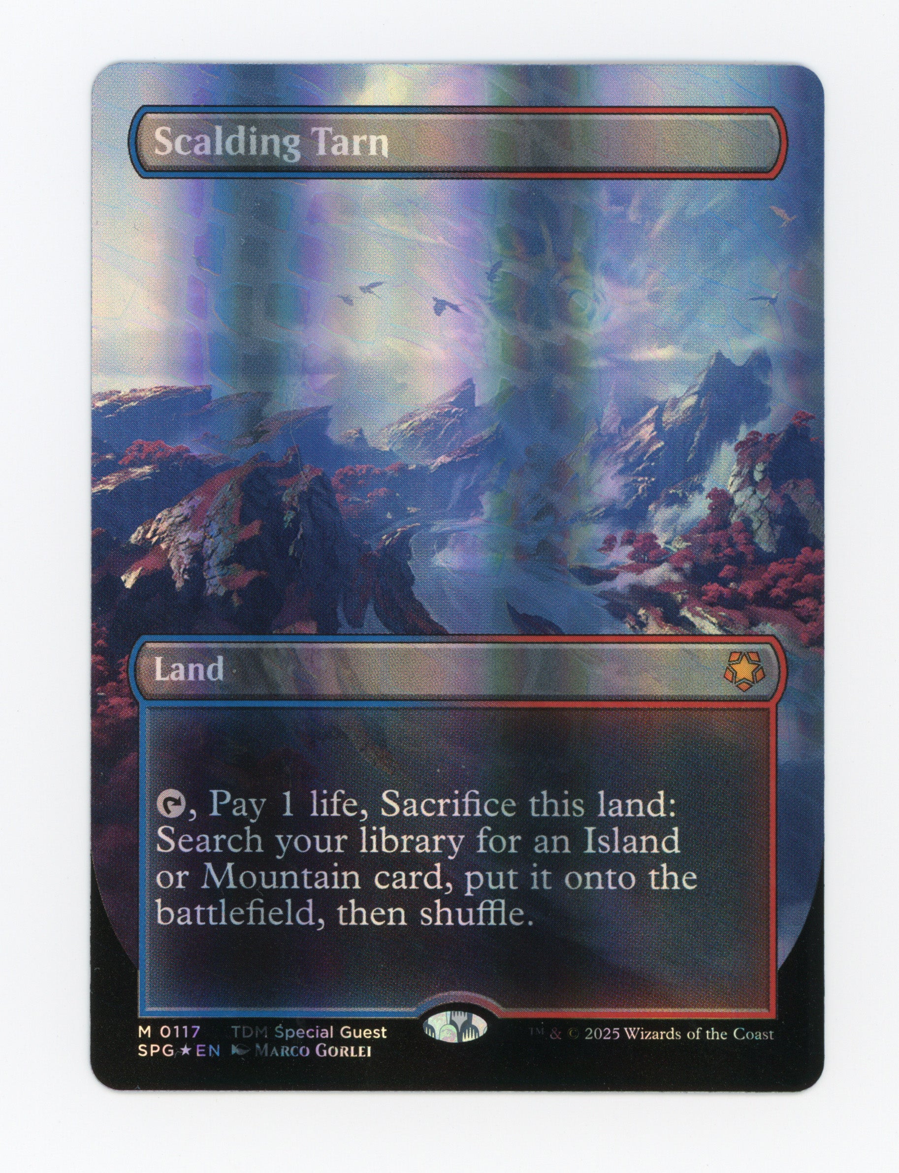 Scalding Tarn — Borderless|Dragonscale Foil — ID 17391
