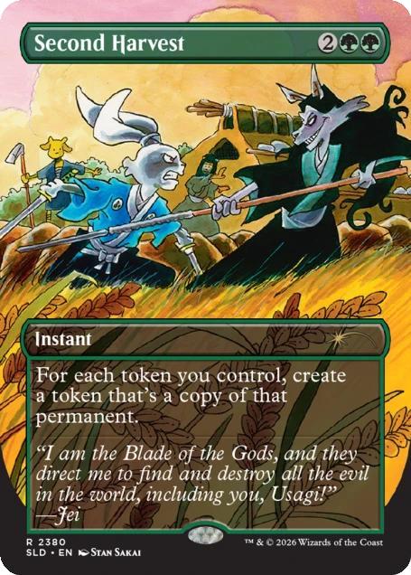 Second Harvest [2380] [Borderless] [Stan Sakai] [Secret Lair Drop] [Non-Foil]