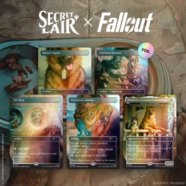 Secret Lair Drop Series - Secret Lair x Fallout: Greet the Dog - Foil Edition