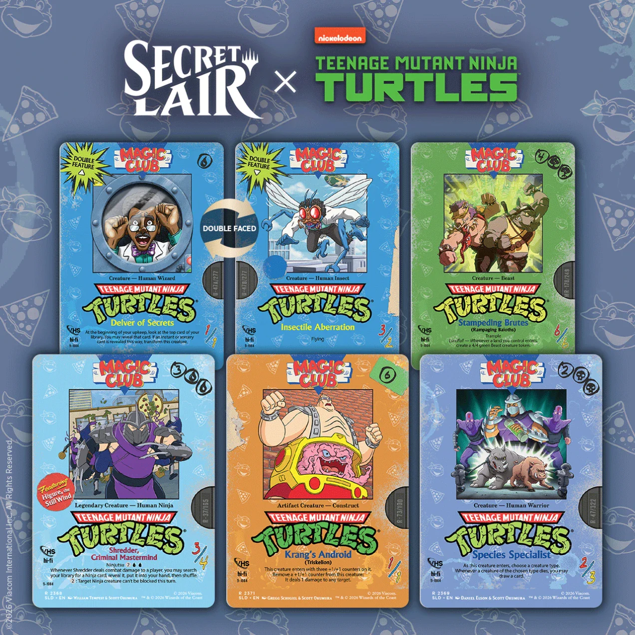 Secret Lair Drop Series - Secret Lair x Teenage Mutant Ninja Turtles: VHS Villains