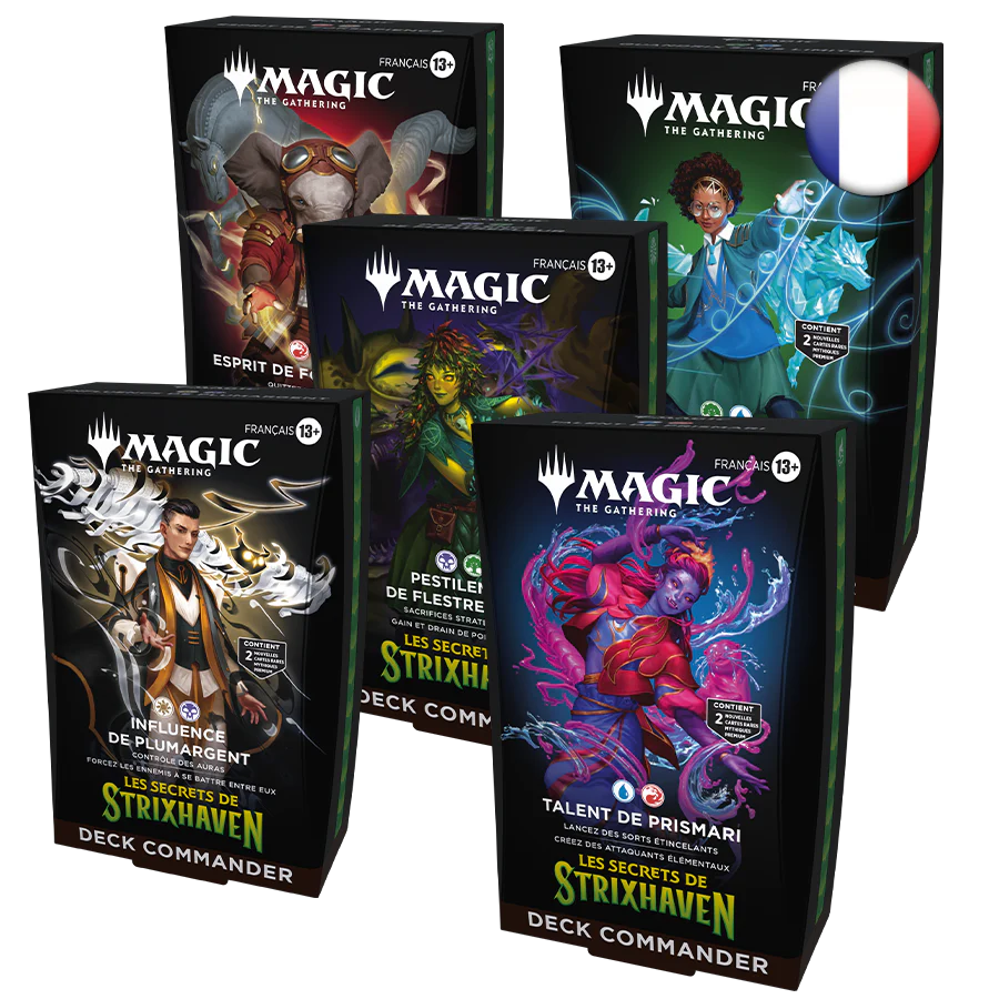 Secrets of Strixhaven: Commander - Commander Deck - Set of 5 - French
