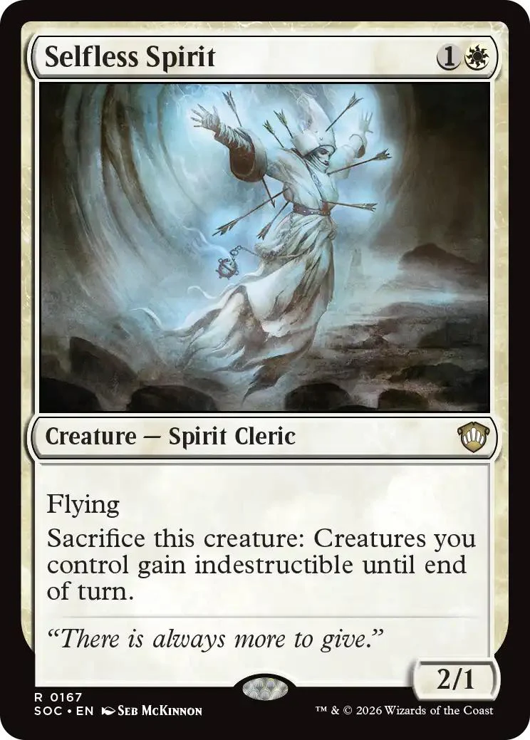 Selfless Spirit [167] [Secrets of Strixhaven: Commander] [Non-Foil]