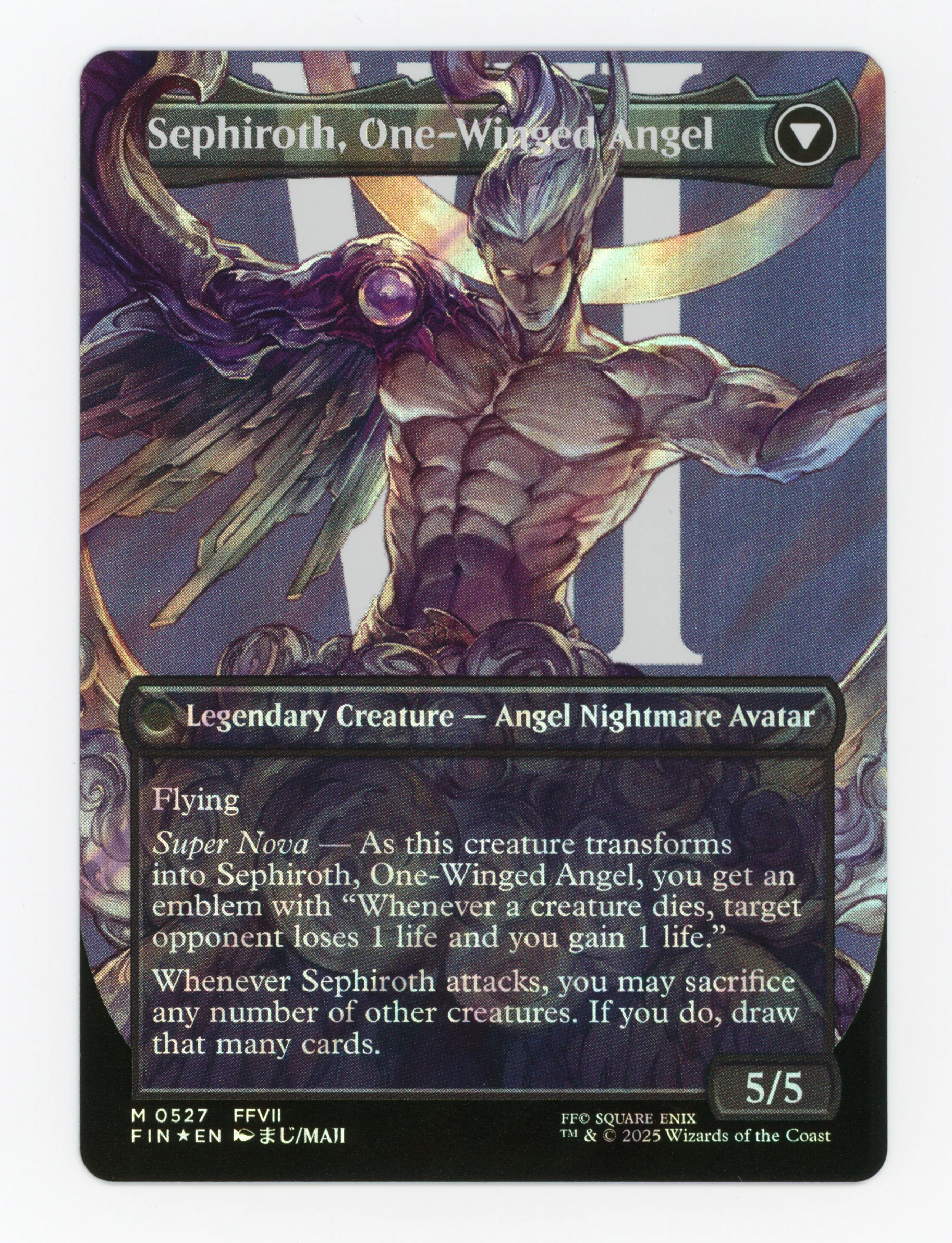 Sephiroth, Fabled SOLDIER // Sephiroth, One-Winged Angel — Borderless|Character|Surge Foil — ID 16498 - Image 2