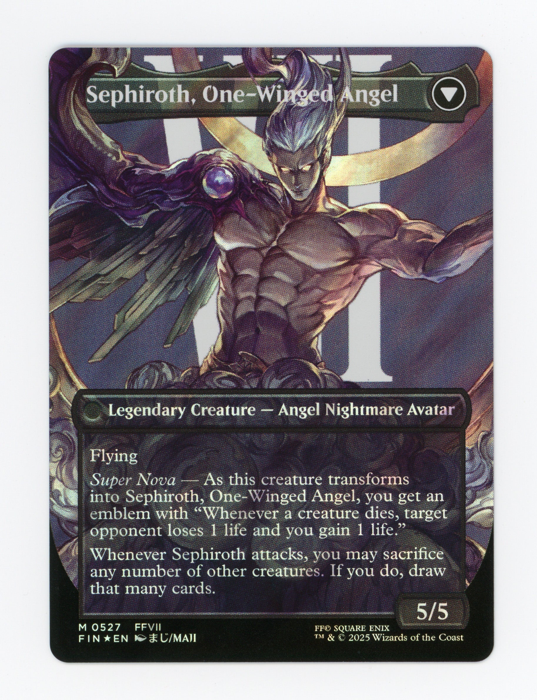 Sephiroth, Fabled SOLDIER // Sephiroth, One-Winged Angel — Borderless|Character|Surge Foil — ID 16954 - Image 2