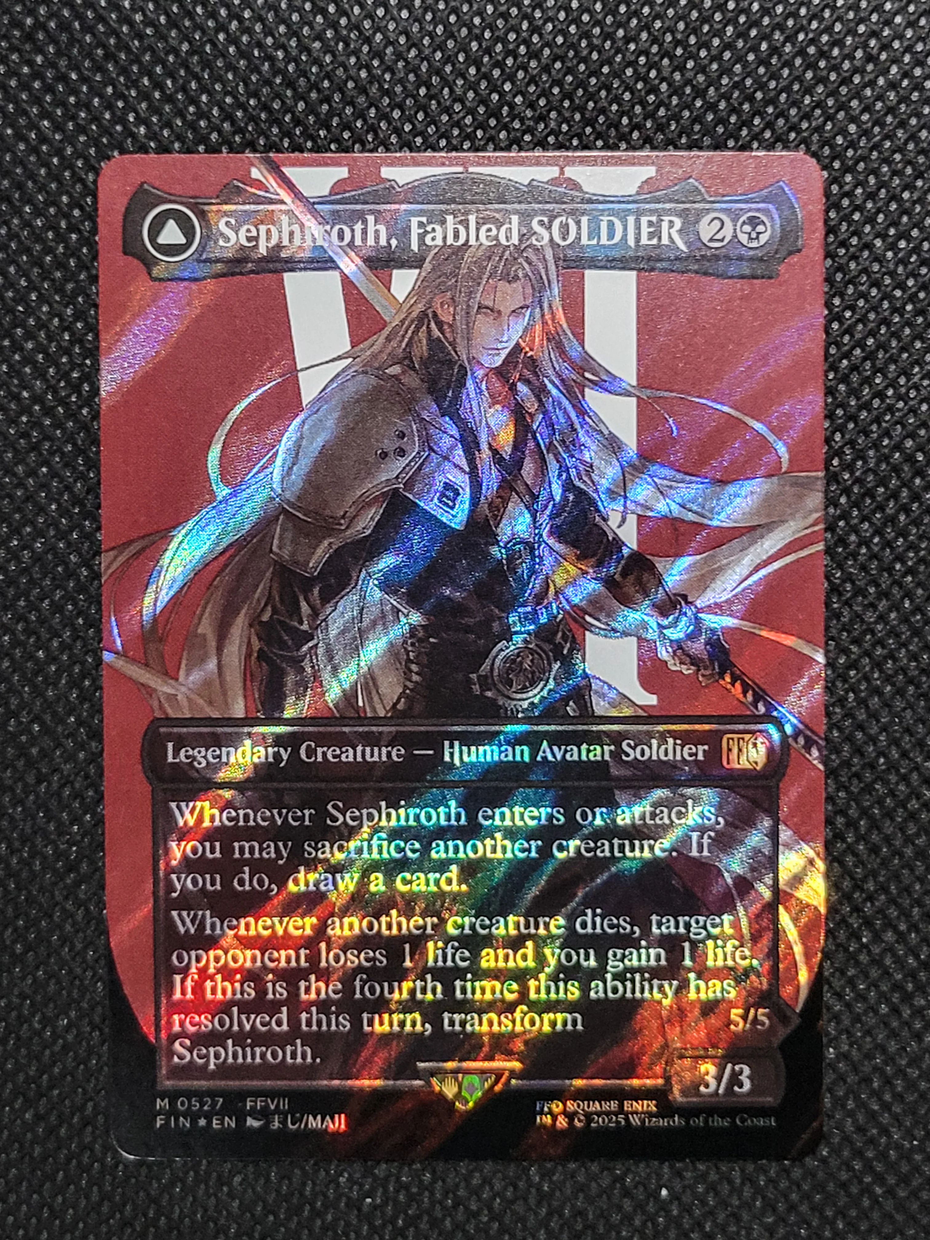 Sephiroth, Fabled SOLDIER // Sephiroth, One-Winged Angel — Borderless|Character|Surge Foil — ID 16954 - Image 3