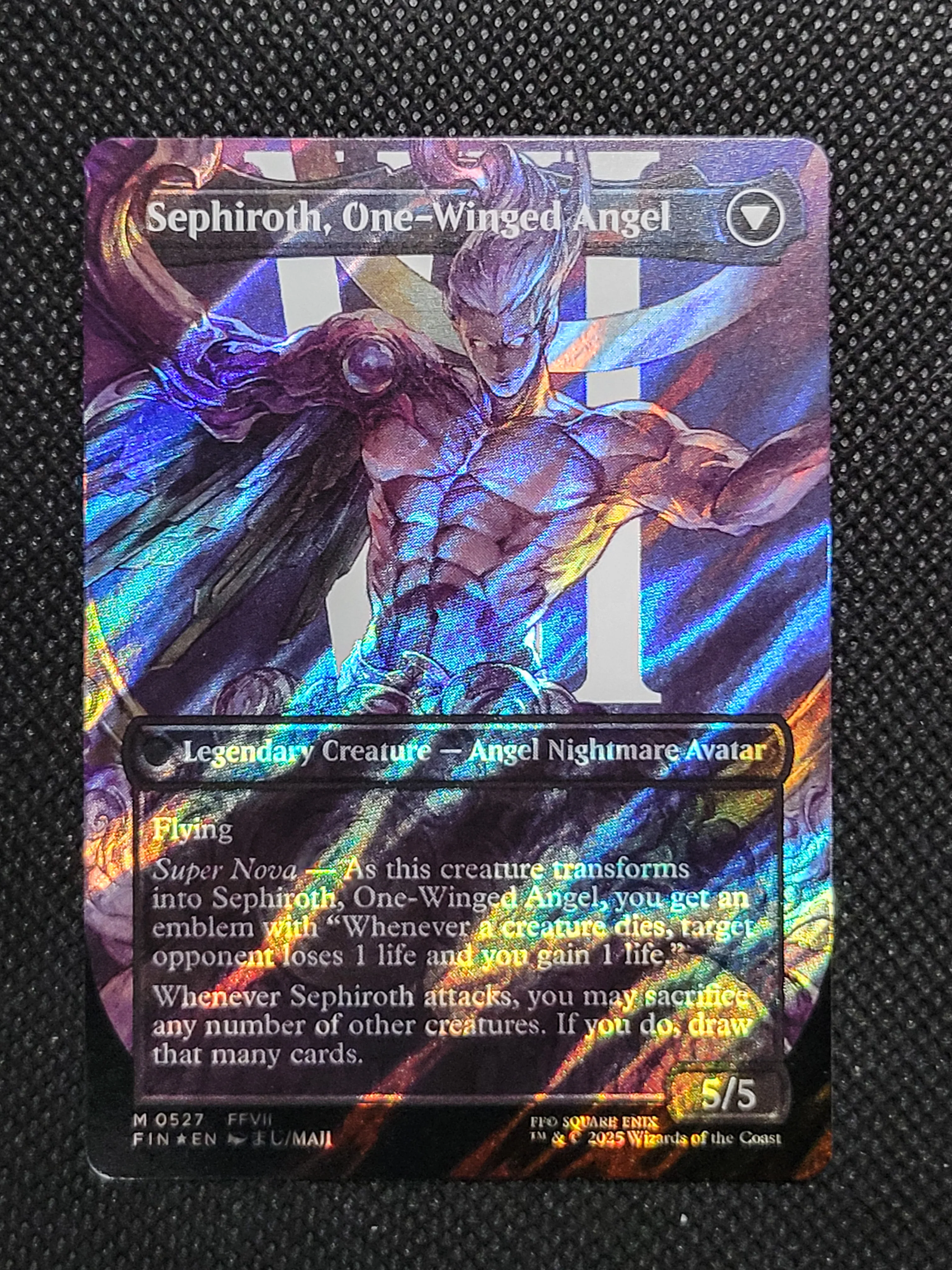 Sephiroth, Fabled SOLDIER // Sephiroth, One-Winged Angel — Borderless|Character|Surge Foil — ID 16954 - Image 4