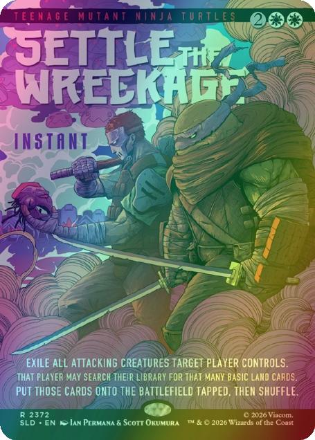 Settle the Wreckage [2372] [Borderless] [Last Ronin] [Secret Lair Drop] [Foil]