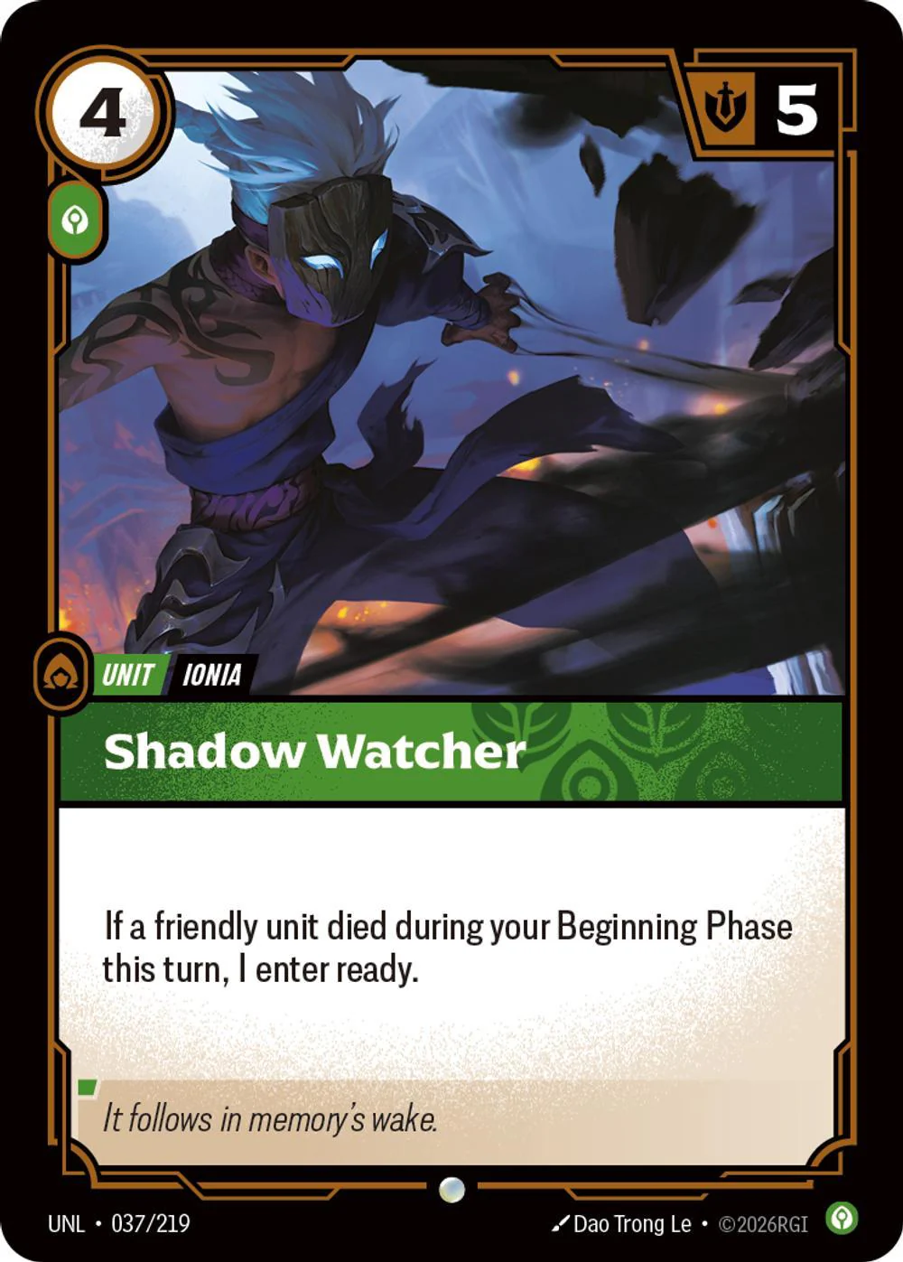 Shadow Watcher - 037/219 [Unleashed] [Non-Foil]