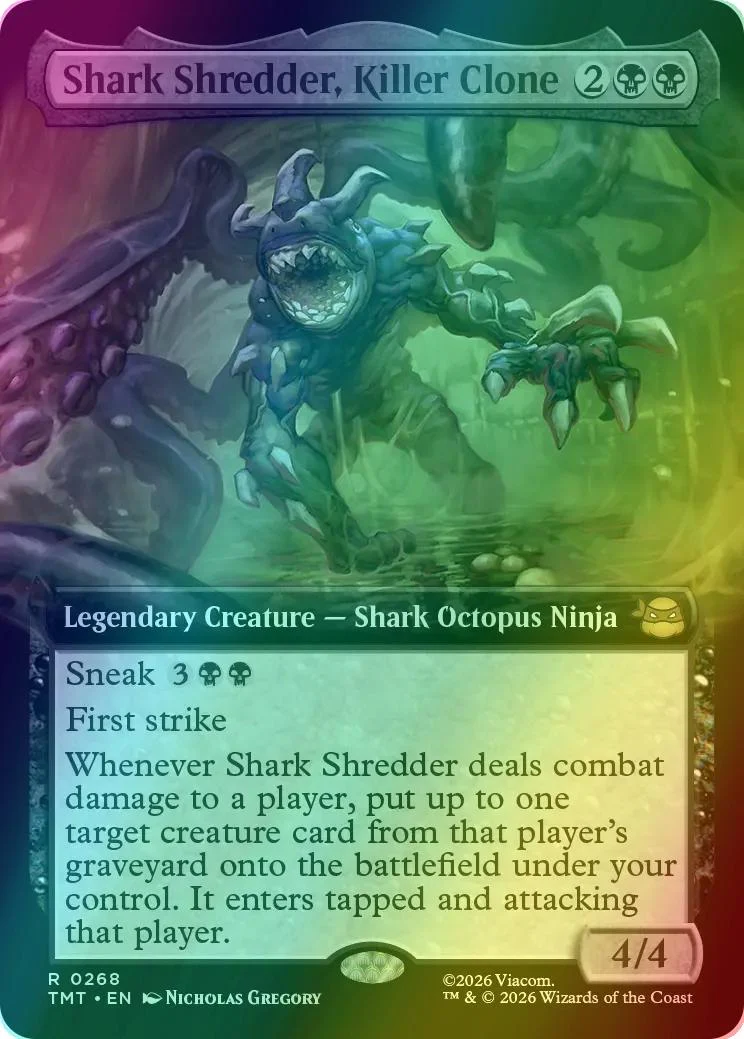 Shark Shredder, Killer Clone [268] [Extended Art] [Teenage Mutant Ninja Turtles] [Foil]