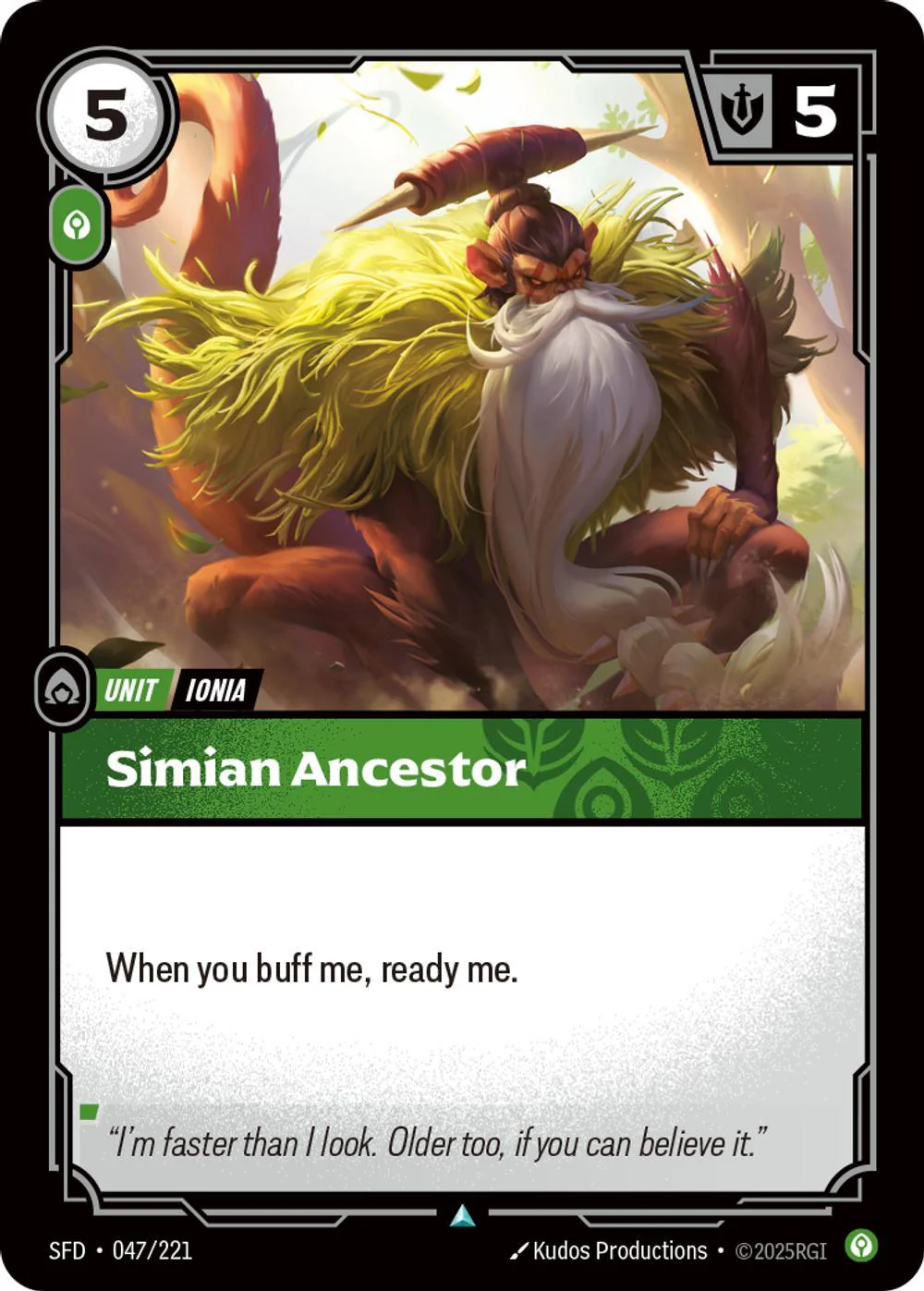 Simian Ancestor - 047/221 [Spiritforged] [Non-Foil]