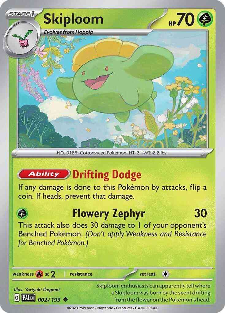 Skiploom - 002/193 - Uncommon [sv02-002] [Non-Holo]