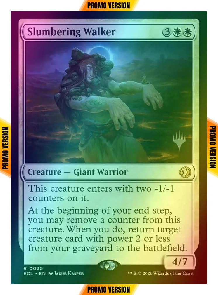 Slumbering Walker [35p] [Promo Pack] [Lorwyn Eclipsed: Promos] [Foil]