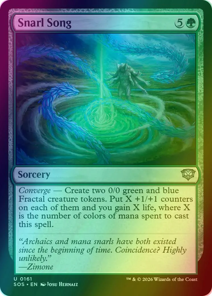 Snarl Song [161] [Secrets of Strixhaven] [Foil]