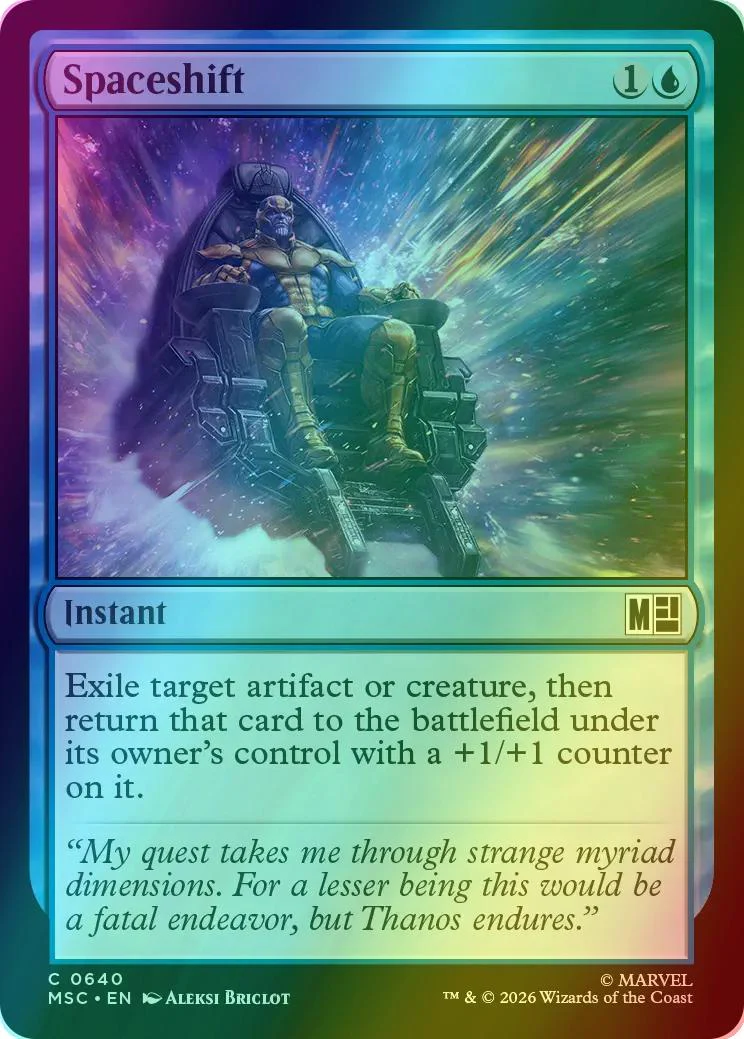 Spaceshift [640] [Jumpstart] [Marvel Super Heroes: Commander] [Foil]