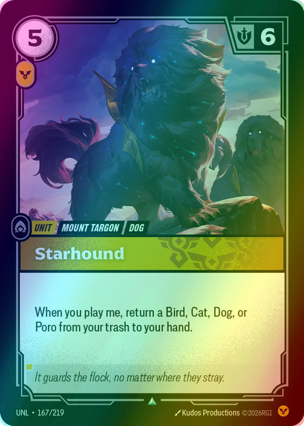 Starhound - 167/219 [Unleashed] [Foil]
