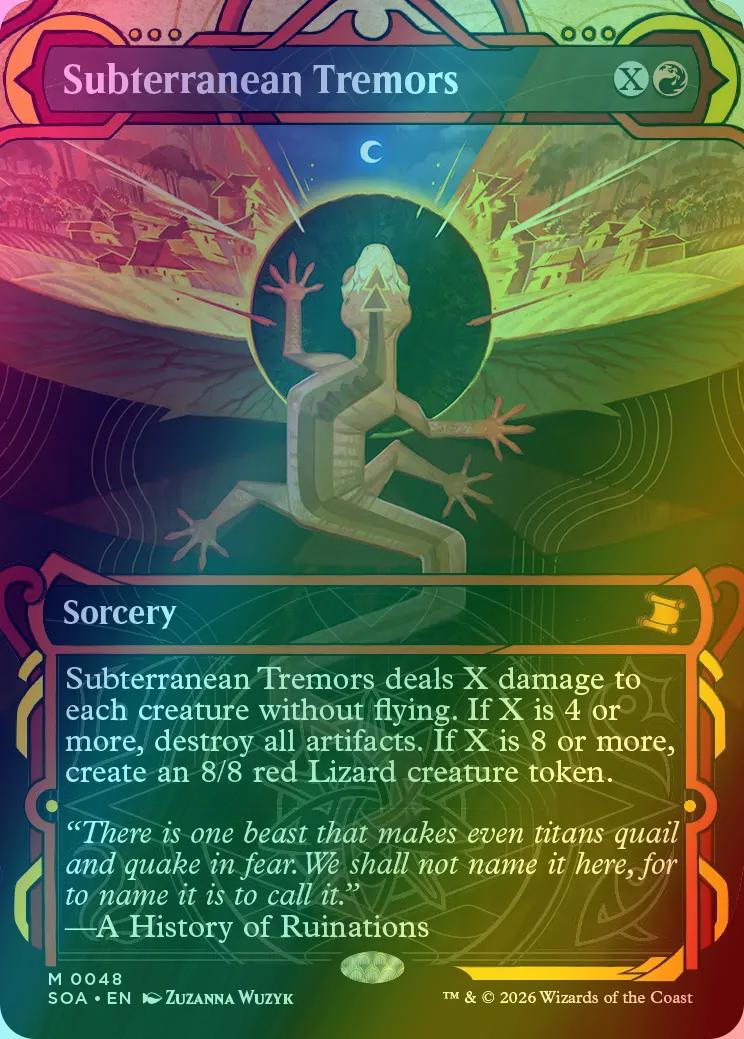 Subterranean Tremors [48] [Showcase] [Secrets of Strixhaven: Mystical Archive] [Foil]