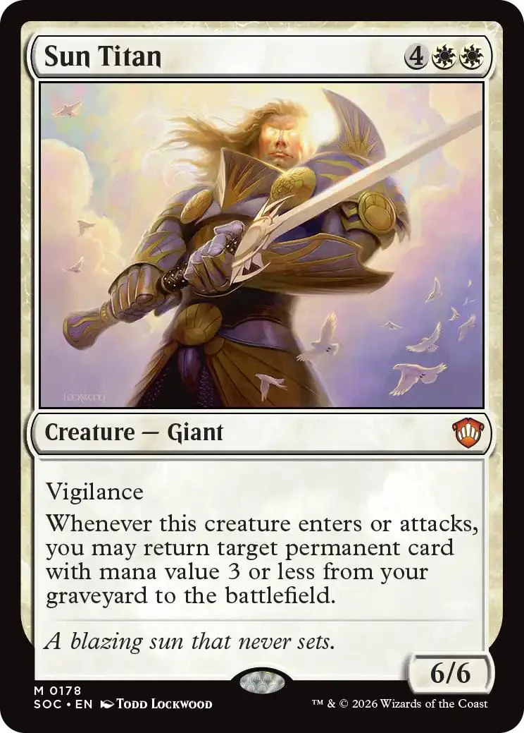 Sun Titan [178] [Secrets of Strixhaven: Commander] [Non-Foil]