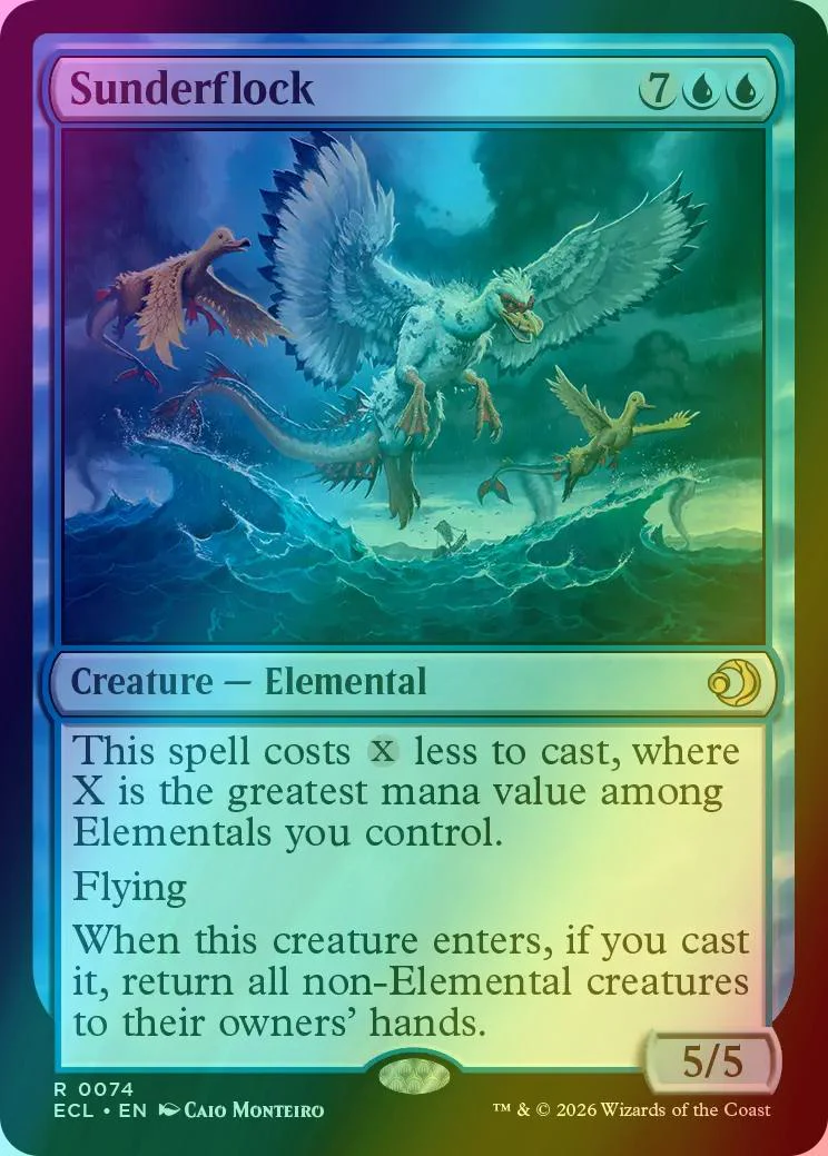 Sunderflock [74] [Lorwyn Eclipsed] [Foil]