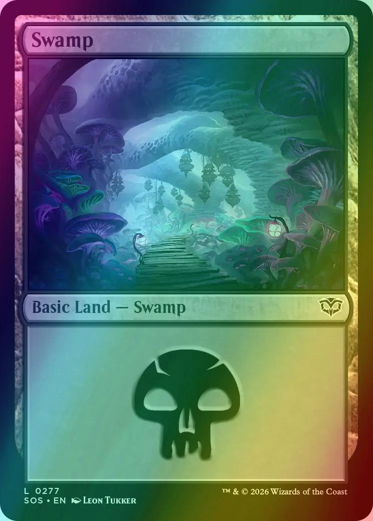 Swamp [277] [Secrets of Strixhaven] [Foil]