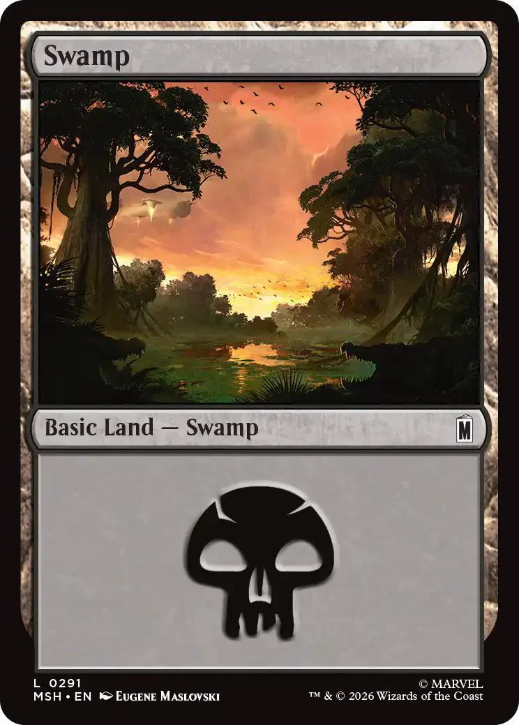 Swamp [291] [Marvel Super Heroes] [Non-Foil]