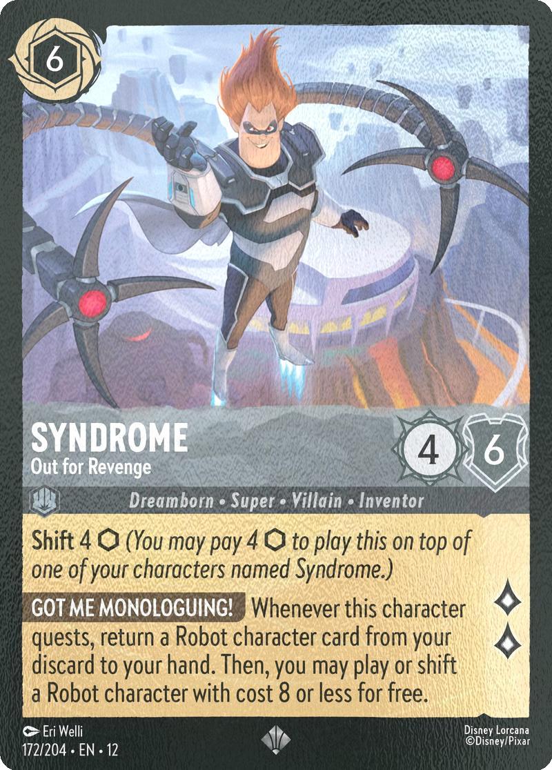 Syndrome - Out for Revenge - 172/204 [Wilds Unknown] [Cold Foil]