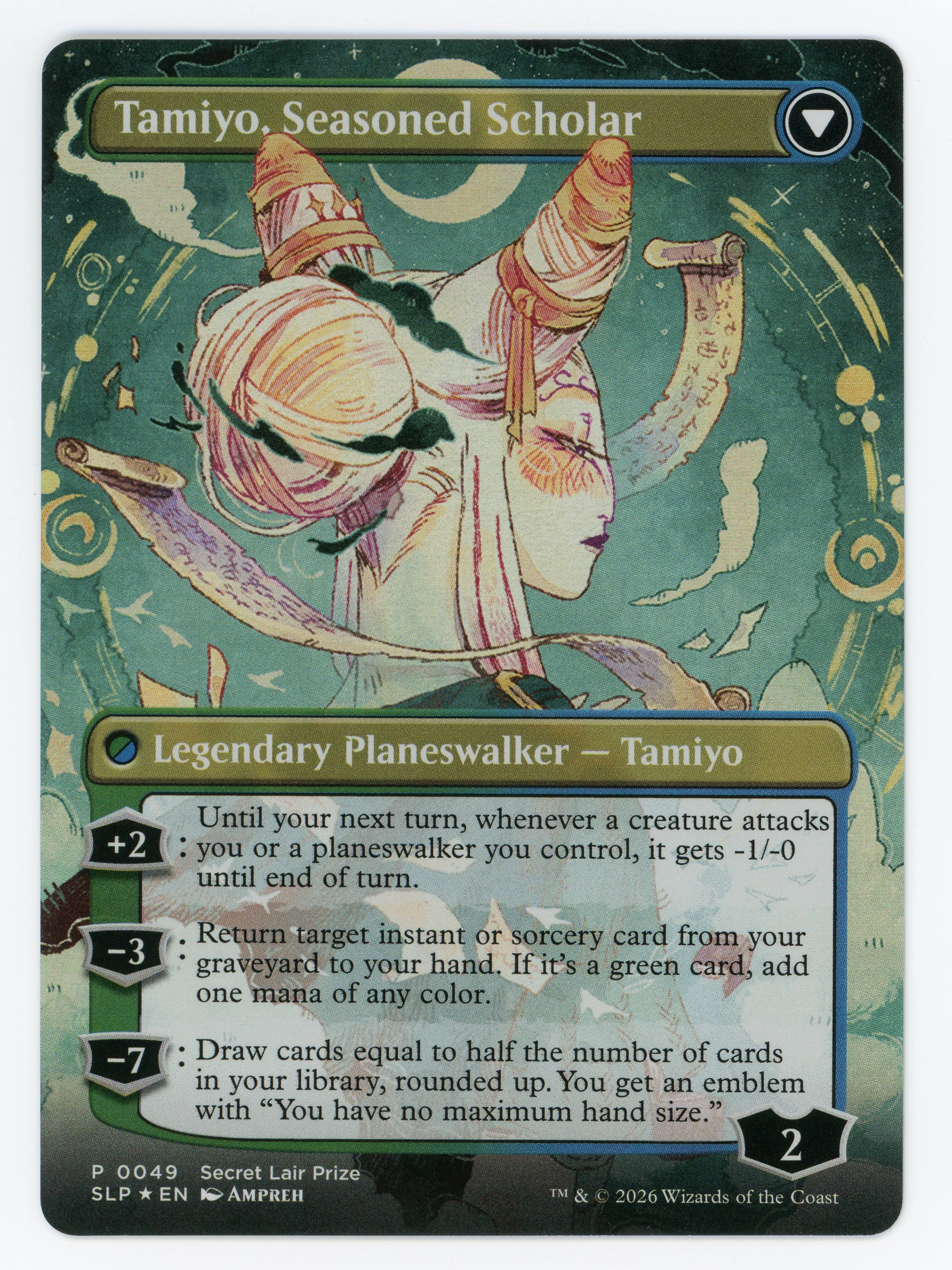 Tamiyo, Inquisitive Student // Tamiyo, Seasoned Scholar - Foil - Scan 15311 - Image 2