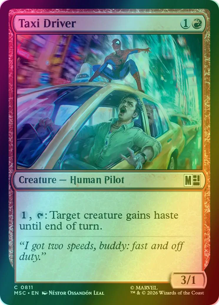 Taxi Driver [811] [Jumpstart] [Marvel Super Heroes: Commander] [Foil]